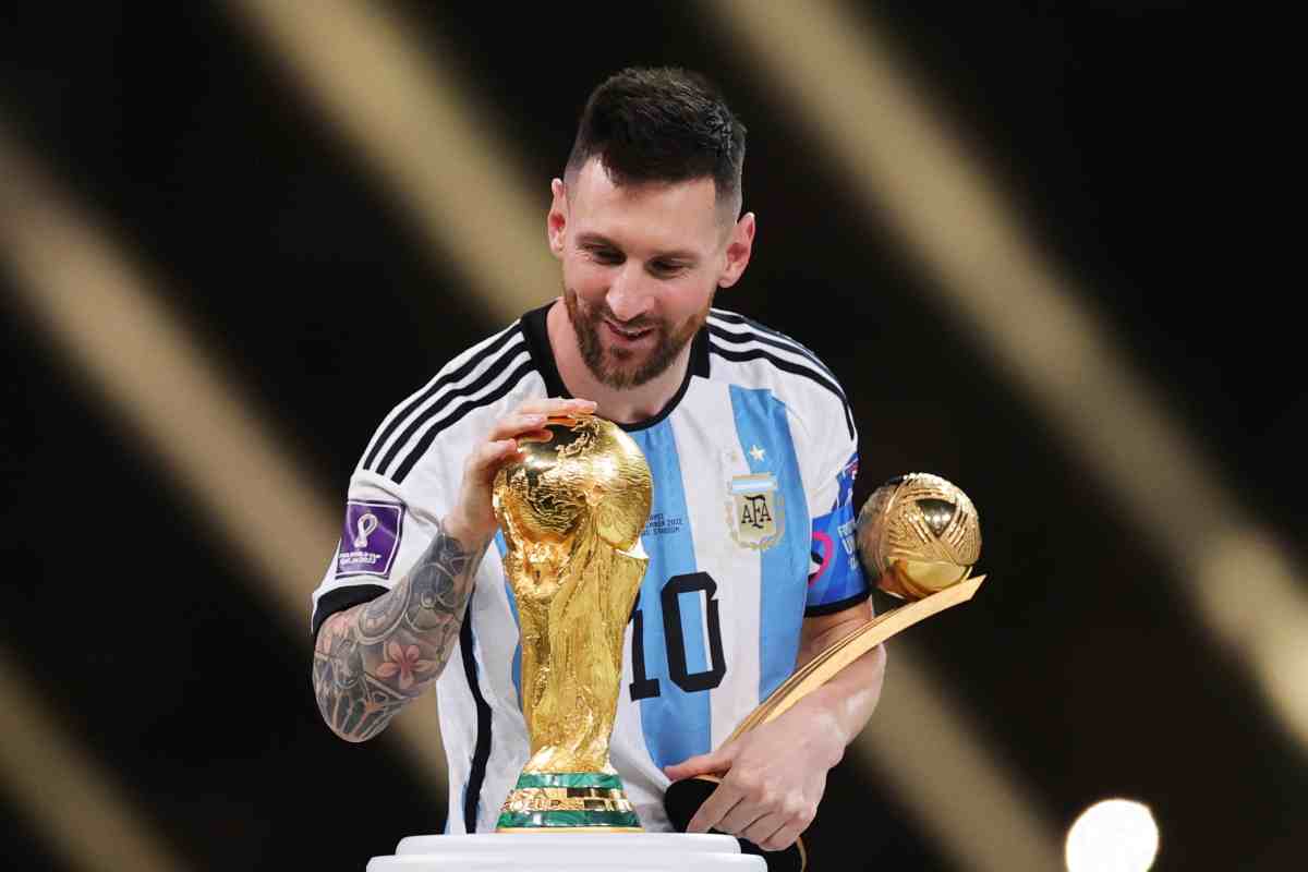 Messi neo vincitore Mondiale