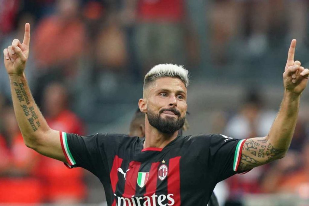 Olivier Giroud rinnovo Milan