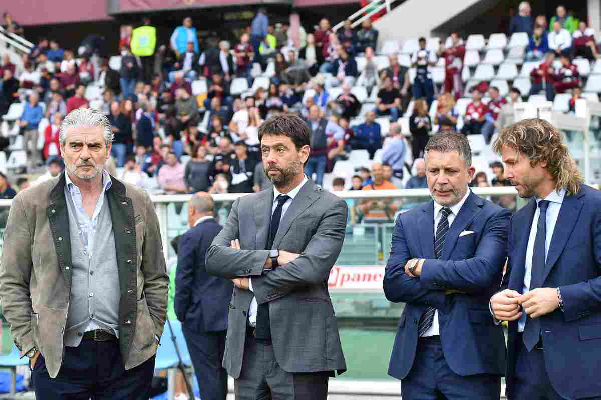 Agnelli, Cherubini, Arrivabene e Nedved