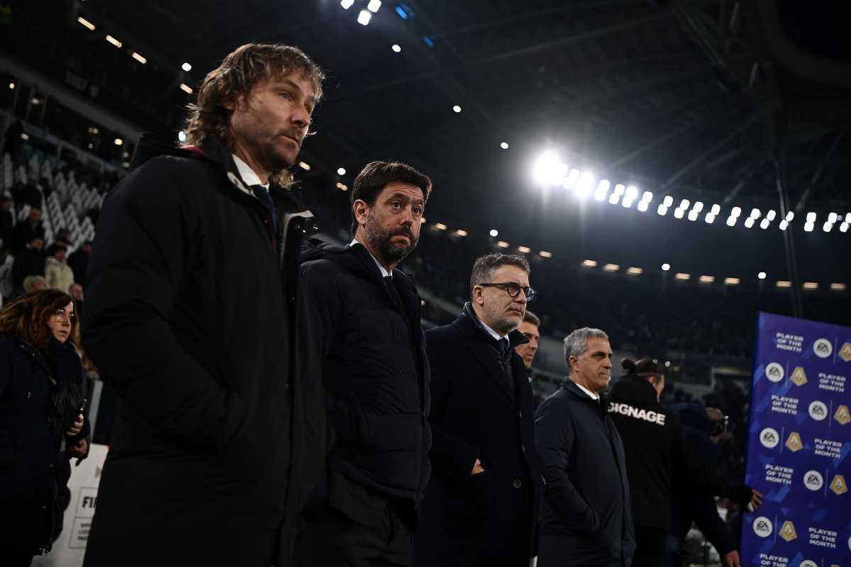 Agnelli con Nedved e Cherubini