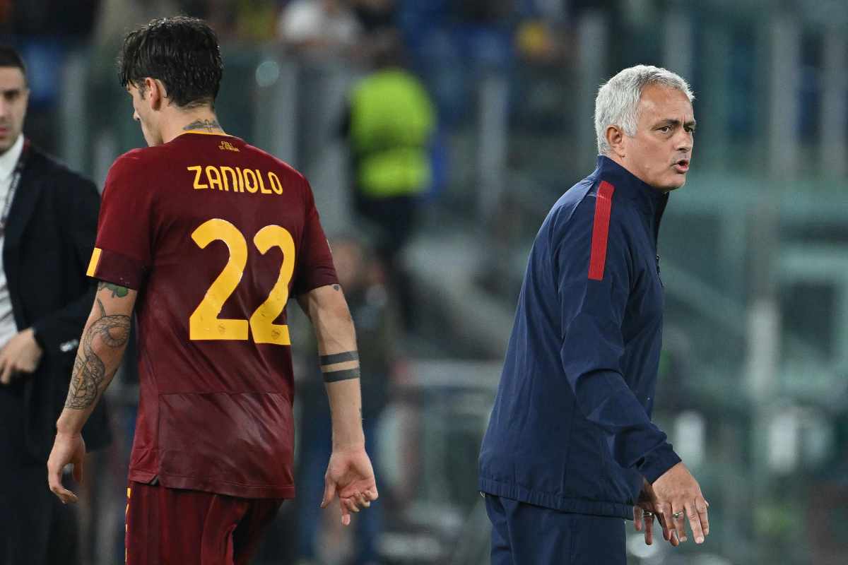 Zaniolo e Mourinho